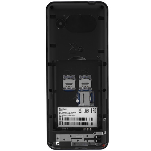 Купить Сотовый телефон Xenium X280 черный  9221439. Характеристики, отзывы и цены в Донецке