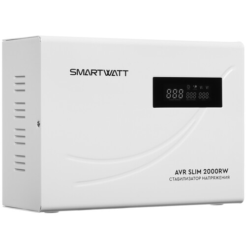 Купить Стабилизатор напряжения SMARTWATT AVR SLIM 2000RW  9098956. Характеристики, отзывы и цены в Донецке