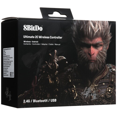 Купить Геймпад беспроводной/проводной 8BitDo Ultimate 2C Wukong черный  5476326. Характеристики, отзывы и цены в Донецке