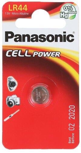 Купить Батарейка Panasonic Cell Power плоская / LR44 (AG13/G13/LR1154/357A/A76)  1113896. Характеристики, отзывы и цены в Донецке