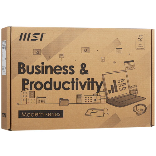 Купить 15.6" Ноутбук MSI Modern 15 F13MG-066RU серый  5484702. Характеристики, отзывы и цены в Донецке