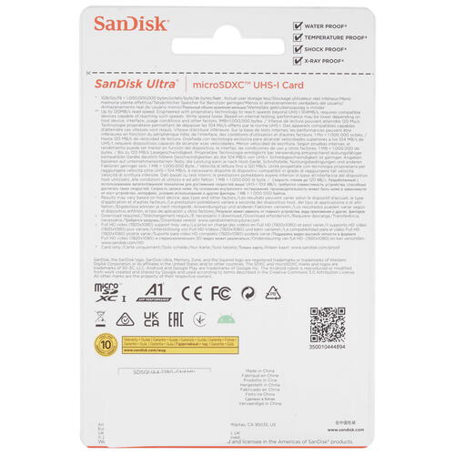 Купить Карта памяти SanDisk Ultra microSDXC 128 ГБ [SDSQUA4-128G-GN6MN]  5071982. Характеристики, отзывы и цены в Донецке