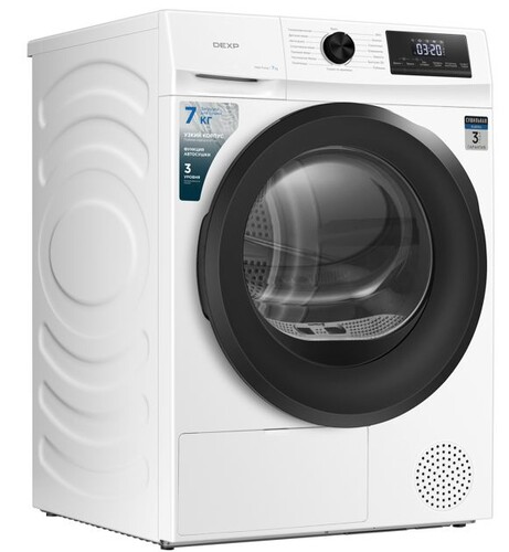 Купить Сушильная машина DEXP DM-7A1H белый  9278215. Характеристики, отзывы и цены в Донецке