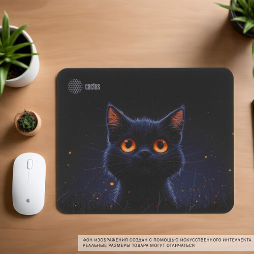 Купить Коврик Cactus Black Cat (S) разноцветный  9289086. Характеристики, отзывы и цены в Донецке