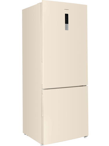 Купить Холодильник с морозильником  MAUNFELD MFF1857NFBG бежевый  5310108. Характеристики, отзывы и цены в Донецке