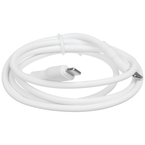 Купить Кабель круглый LANEX Lightning 8-pin - USB Type-C белый 1 м  9280464. Характеристики, отзывы и цены в Донецке