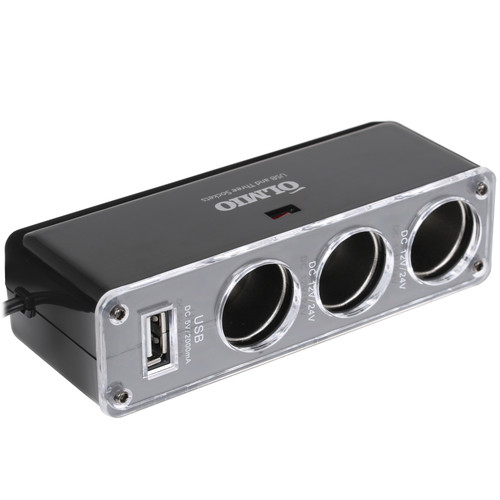 Купить Разветвитель автоприкуривателя OLMIO CC-04  1385493. Характеристики, отзывы и цены в Донецке