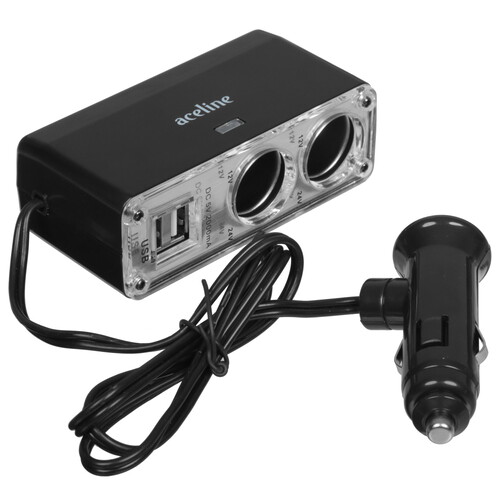 Купить Разветвитель автоприкуривателя Aceline AC-203  9146532. Характеристики, отзывы и цены в Донецке