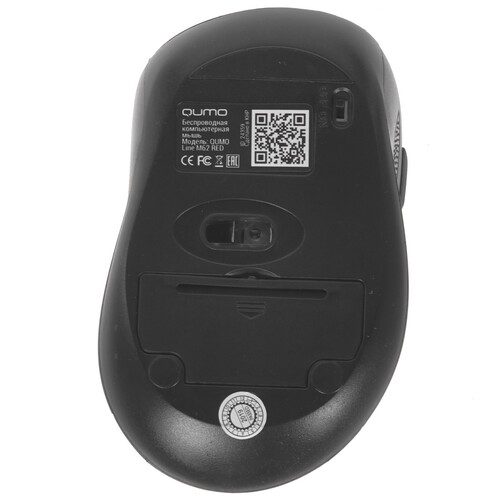 Купить Мышь беспроводная QUMO Office Line Red M62  1352809. Характеристики, отзывы и цены в Донецке