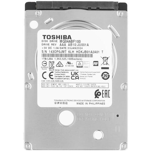 Купить 1 ТБ Жесткий диск Toshiba MQ04 Series [MQ04ABF100]  5452622. Характеристики, отзывы и цены в Донецке