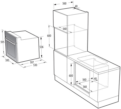 Купить Электрический духовой шкаф Gorenje BO6727E03NX серебристый  9140406. Характеристики, отзывы и цены в Донецке