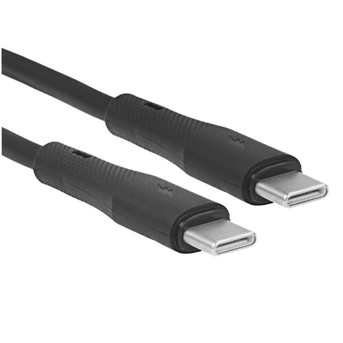 Купить Кабель круглый Perfeo USB Type-C - USB Type-C черный 1 м  5620229. Характеристики, отзывы и цены в Донецке