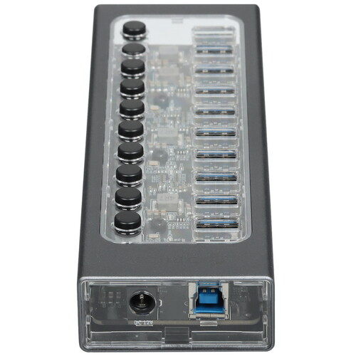 Купить USB-разветвитель ORICO AT2U3-10AB-EU-GY-BP  5471164. Характеристики, отзывы и цены в Донецке