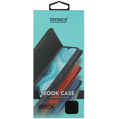 Купить Чехол-книжка  BoraSCO Book Case для HUAWEI nova 12/ 13 черный  5606664. Характеристики, отзывы и цены в Донецке