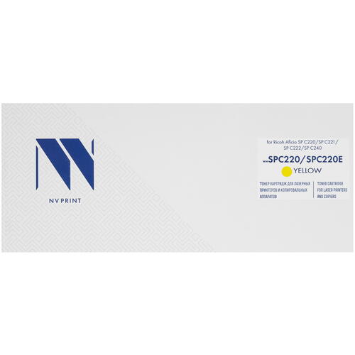 Купить Картридж лазерный NV Print NV-SPC220/SPC220E желтый  9926591. Характеристики, отзывы и цены в Донецке