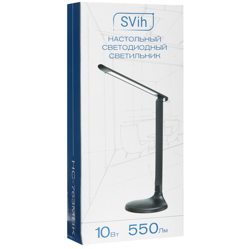 Купить Настольный светильник SVih HC-763MBK черный  9241585. Характеристики, отзывы и цены в Донецке