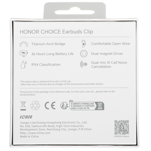 Купить Наушники TWS Honor Choice Earbuds Clip черный 2024  5606013. Характеристики, отзывы и цены в Донецке