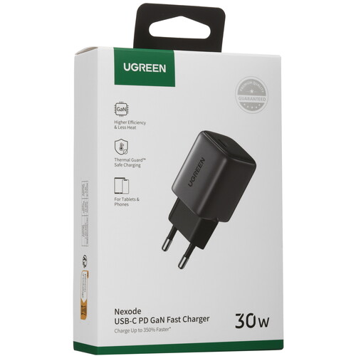 Купить Сетевое зарядное устройство Ugreen CD319 серый  5470668. Характеристики, отзывы и цены в Донецке