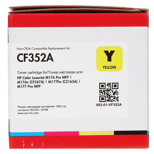 Купить Картридж лазерный Static Control 002-01-VF352A желтый  5303883. Характеристики, отзывы и цены в Донецке