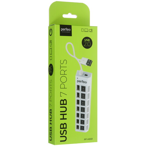 Купить USB-разветвитель Perfeo PF-H033  5481785. Характеристики, отзывы и цены в Донецке