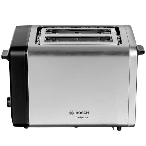 Купить Тостер Bosch DesignLine TAT4P420 серебристый  8172086. Характеристики, отзывы и цены в Донецке