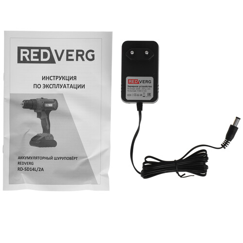 Купить Дрель-шуруповерт RedVerg RD-SD14L/2A  5486313. Характеристики, отзывы и цены в Донецке