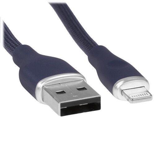 Купить Кабель круглый VOLTME Lightning 8-pin - USB 2.0 Type-A синий 1.2 м  9210955. Характеристики, отзывы и цены в Донецке