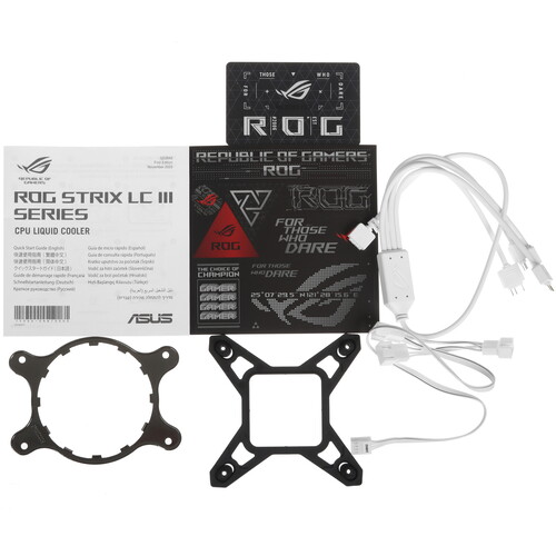 Купить Система охлаждения ASUS ROG Strix LC III 360 ARGB  белая  5615984. Характеристики, отзывы и цены в Донецке