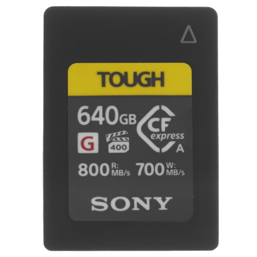 Купить Карта памяти Sony Tough CFexpress Card Type A 640 ГБ [CEA-G640T]  5464264. Характеристики, отзывы и цены в Донецке
