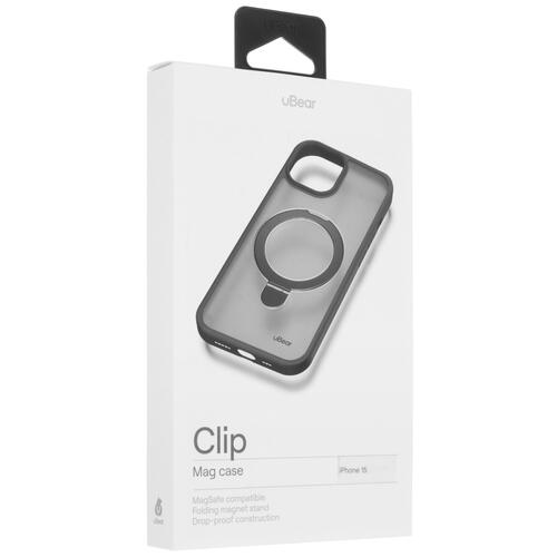 Купить Накладка  uBear Clip Mag Case для Apple iPhone 15 черный  5460617. Характеристики, отзывы и цены в Донецке