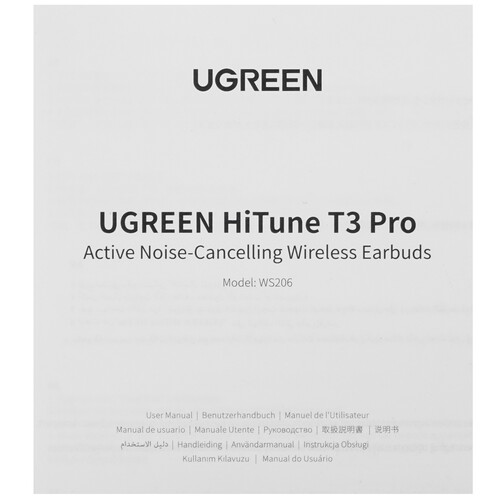 Купить Наушники TWS Ugreen HiTune T3 Pro белый 2024  9191191. Характеристики, отзывы и цены в Донецке