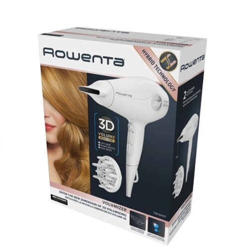 Купить Фен Rowenta Volumizer CV6130F0 белый  5485731. Характеристики, отзывы и цены в Донецке