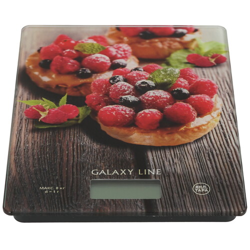 Купить Кухонные весы Galaxy LINE GL 2816 коричневый  9061363. Характеристики, отзывы и цены в Донецке