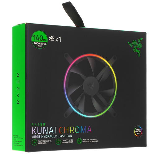 Купить Вентилятор Razer Kunai 140MM aRGB LED PWM  5041291. Характеристики, отзывы и цены в Донецке