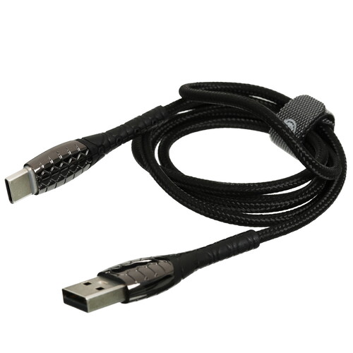 Купить Кабель круглый ВСЕГАЗИН USB Type-C - USB 2.0 Type-A черный 1 м  5482497. Характеристики, отзывы и цены в Донецке