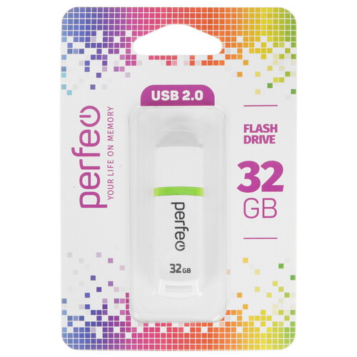 Купить Память USB Flash 32 ГБ Perfeo C11 [PF-C11W032]  9209142. Характеристики, отзывы и цены в Донецке