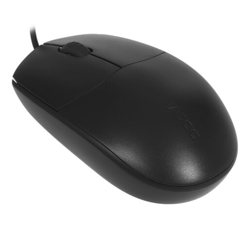 Купить Мышь проводная RAPOO N100C  черный  9125991. Характеристики, отзывы и цены в Донецке