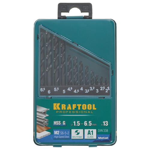 Купить Набор сверл KRAFTOOL 29651-H13  9975862. Характеристики, отзывы и цены в Донецке