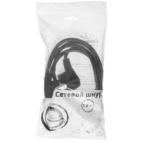 Купить Кабель питания Cablexpert IEC 320 C13 - CEE 7/7  7963743. Характеристики, отзывы и цены в Донецке
