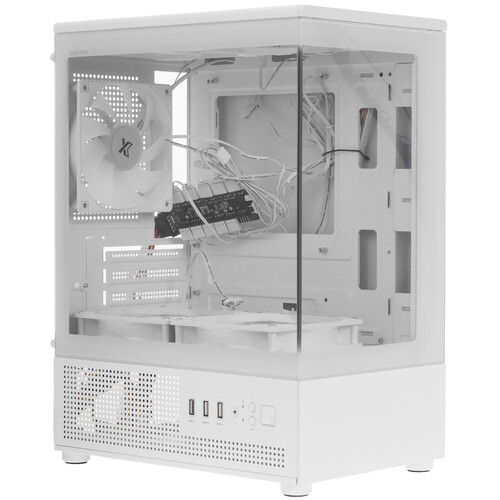 Купить Корпус XASTRA Q300M 5ARGB-FC-C6 [Q300M-5FC12A-C6-WH] белый  9314216. Характеристики, отзывы и цены в Донецке