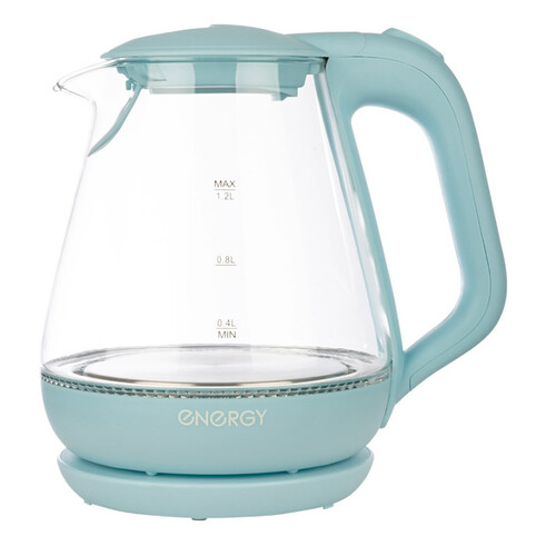 Купить Электрочайник Energy E-205 голубой  9088418. Характеристики, отзывы и цены в Донецке