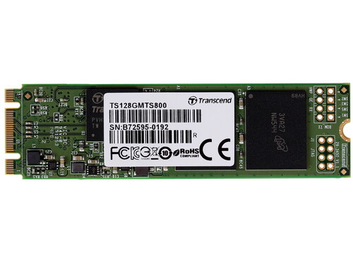 Купить 128 ГБ M.2 SATA накопитель Transcend MTS800  1008467. Характеристики, отзывы и цены в Донецке