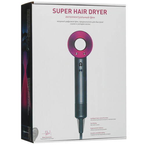 Купить Фен SenCiciMen Super hair dryer HD-15 серебристый/золотистый  5483075. Характеристики, отзывы и цены в Донецке