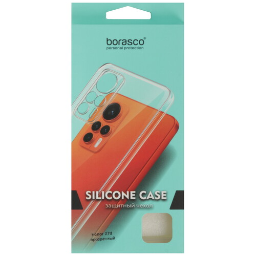Купить Накладка  BoraSCO Silicone Case для HONOR X7d прозрачный  5640170. Характеристики, отзывы и цены в Донецке
