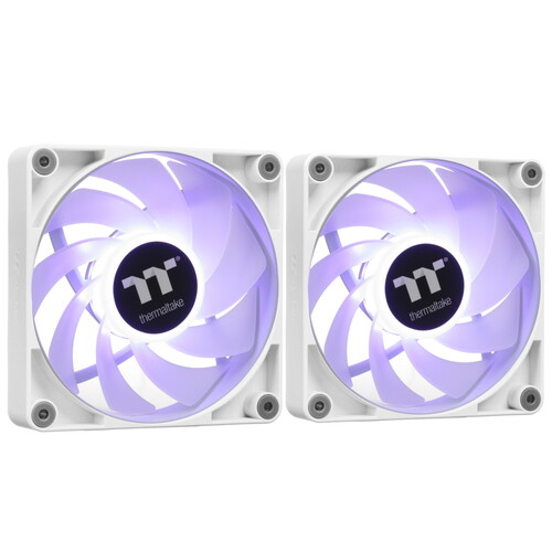 Купить Комплект реверсных вентиляторов Thermaltake CT120 Reverse ARGB [CL-F175-PL12SW-A] белый  5486449. Характеристики, отзывы и цены в Донецке
