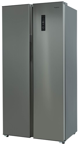 Купить Холодильник Side by Side   Бирюса SBS 400 I серый  9174201. Характеристики, отзывы и цены в Донецке
