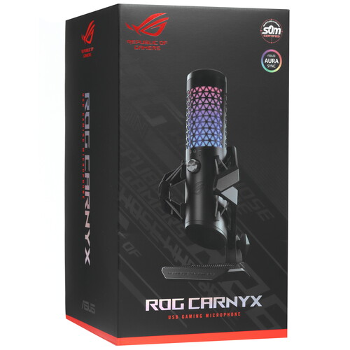 Купить Микрофон ASUS Rog Carnyx C501 черный  5499322. Характеристики, отзывы и цены в Донецке