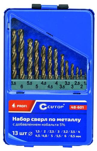 Купить Набор сверл Cutop 48-601  9002772. Характеристики, отзывы и цены в Донецке