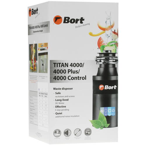 Купить Измельчитель пищевых отходов Bort TITAN 4000  8118729. Характеристики, отзывы и цены в Донецке