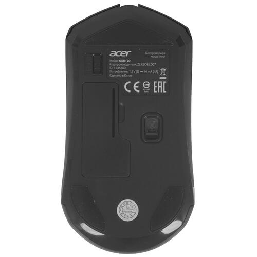 Купить Клавиатура+мышь беспроводная   Acer OKR120 черный  5016800. Характеристики, отзывы и цены в Донецке